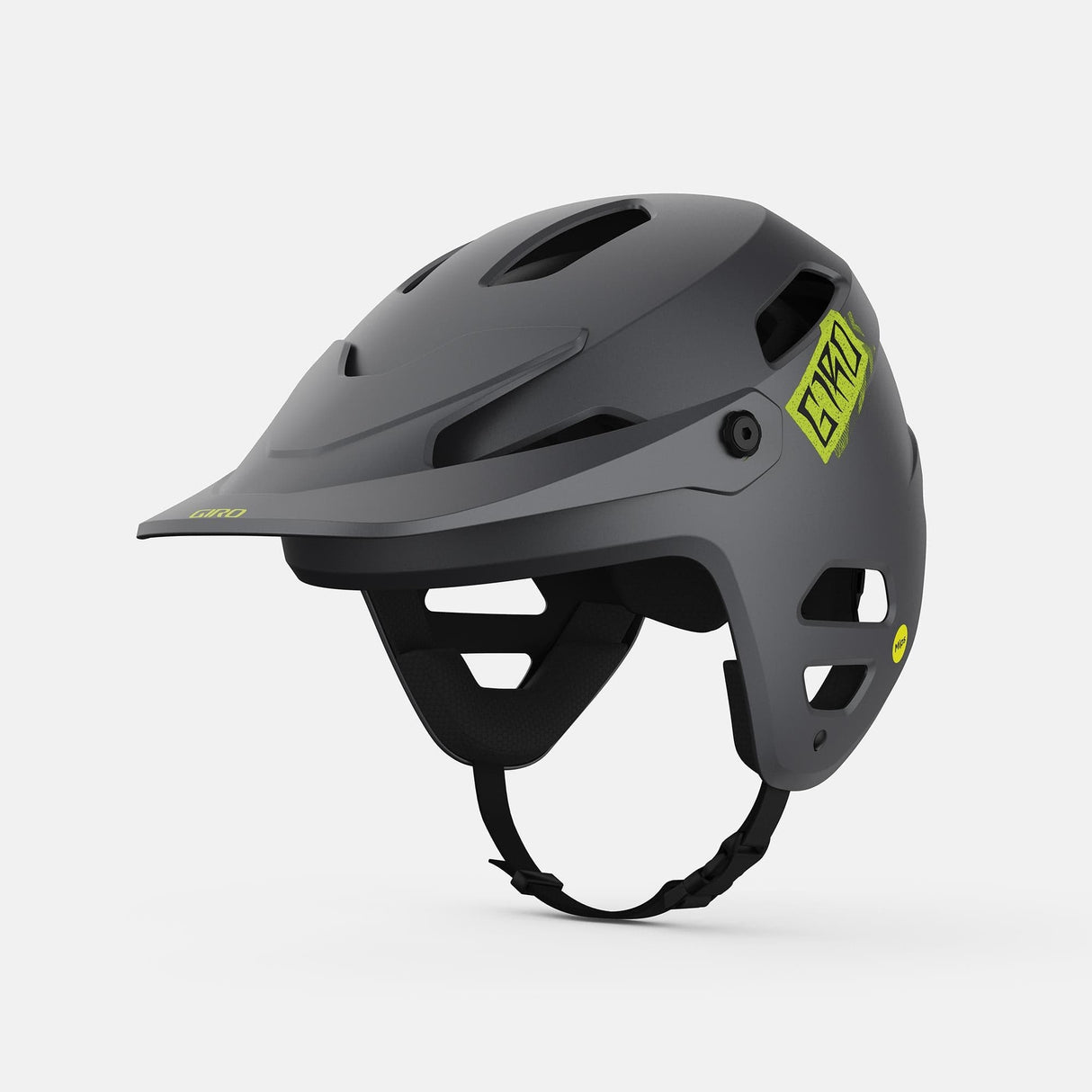 Giro Tyrant Spherical Dirt Helmet 2022: Matte Black/Anodized Lime M 55-59Cm