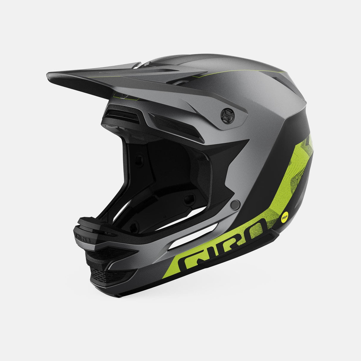 Giro Insurgent Spherical Helmet 2022: Matte Black/Ano Lime M/L