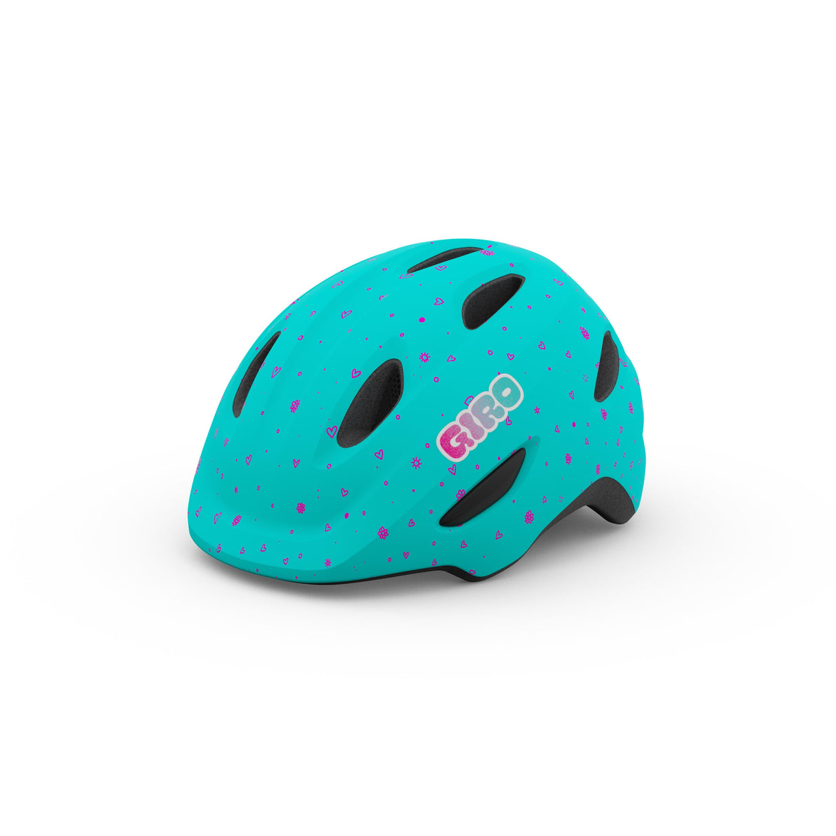 Giro Scamp Child Helmet 2022: Matte Screaming Teal S 49-53Cm