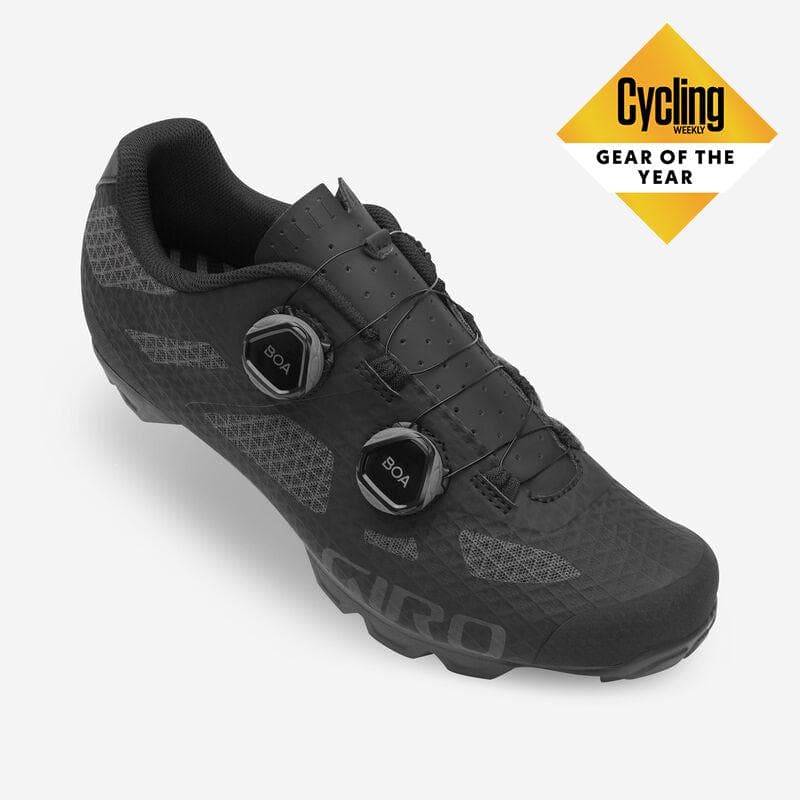 Giro Sector Mtb Cycling Shoes 2020: Black/Dark Shadow 46