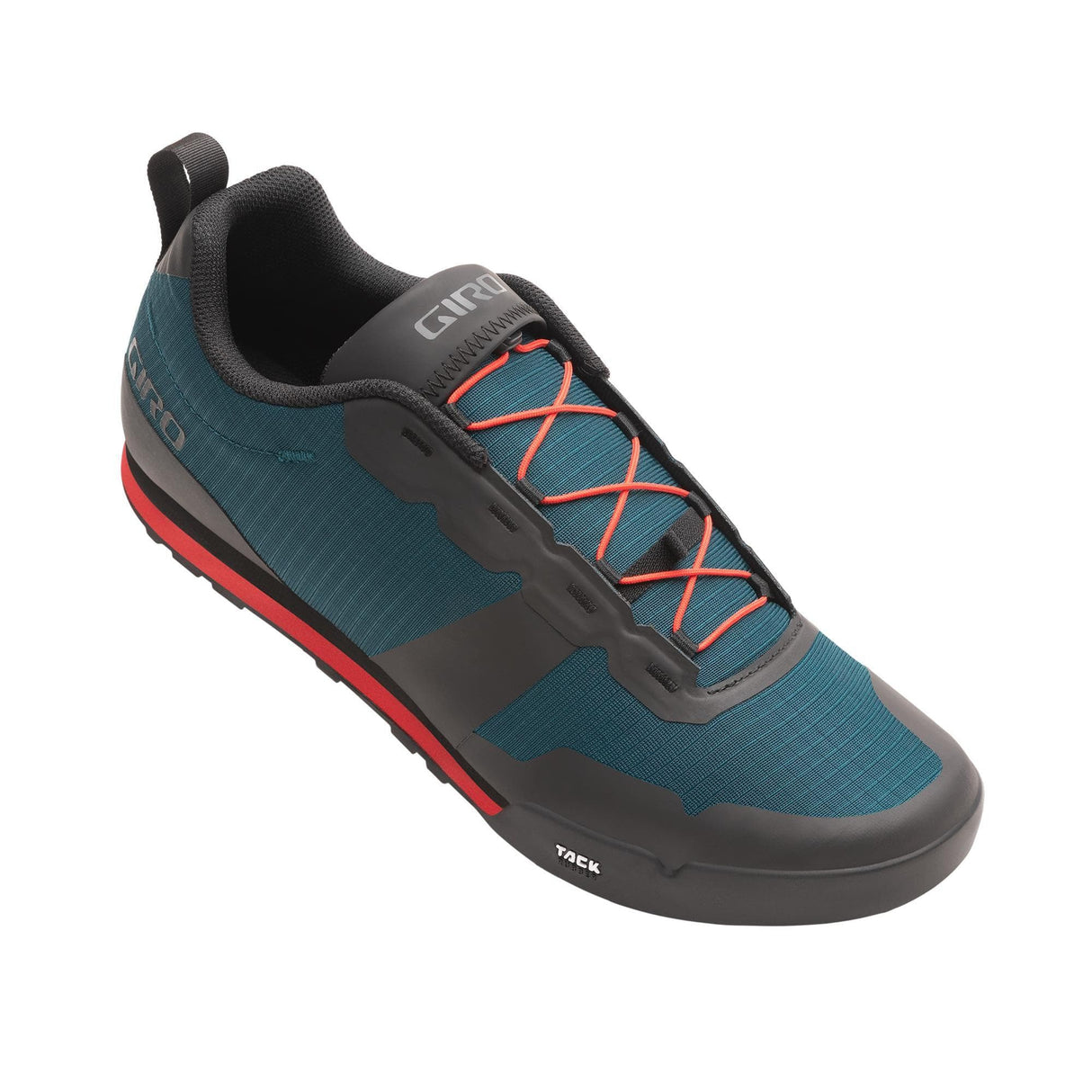 Giro Tracker Fastlace Mtb Cycling Shoes 2022: Harbor Blue / Bright Red 42