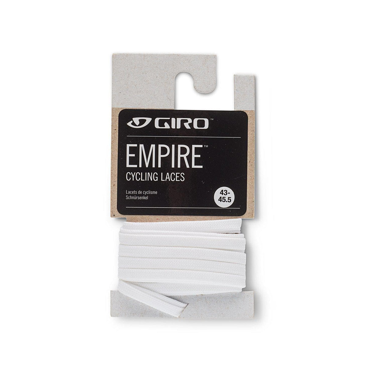 Giro Empire Cycling Shoe Laces: White 46-48 137Cm