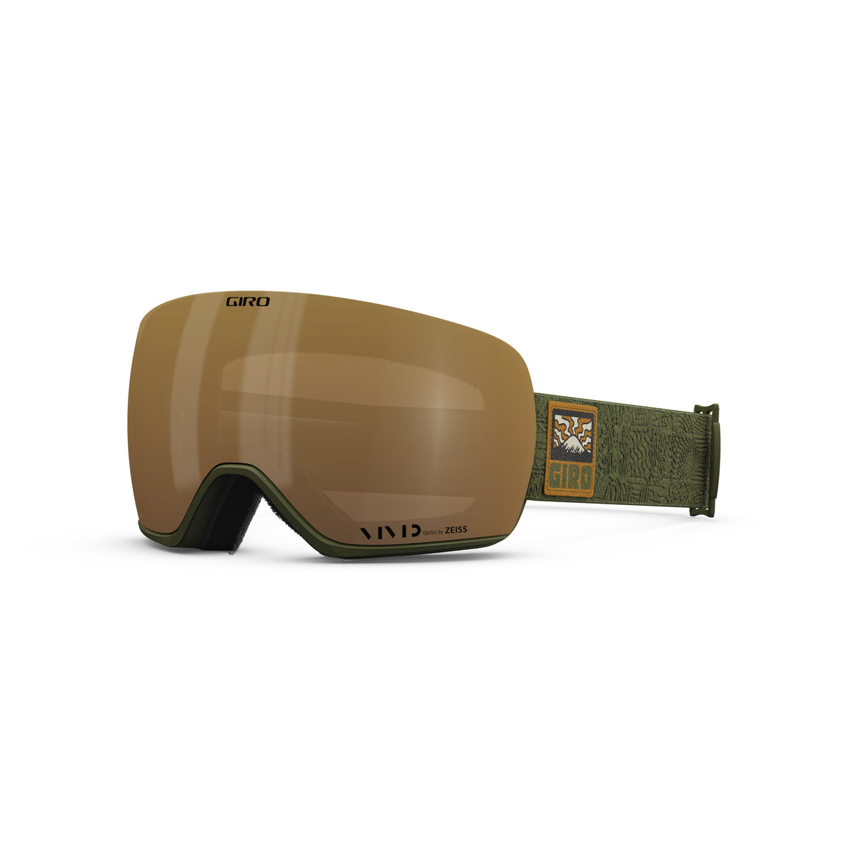 Giro Article Ii Snow Goggle 2024: Trail Green Adventure Grid - V Copp/Viv