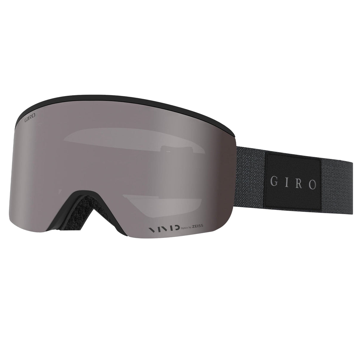 Giro Axis Snow Goggle 2021: Black Mono - Vivid Onyx/Vivid Infrared L Medium Frame