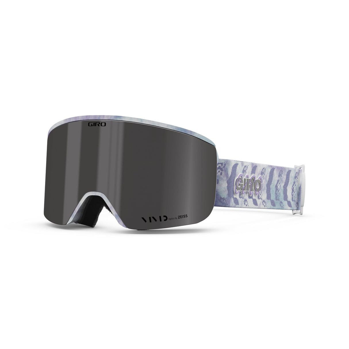 Giro Axis Snow Goggle 2024: Purple Flash Back - Vivi Smoke/Viv Infar Medium Frame