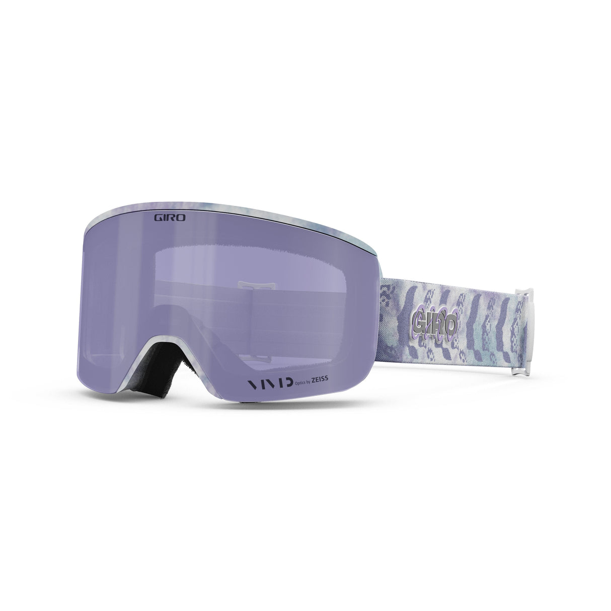 Giro Axis Snow Goggle 2024: Purple Flash Back - Viv Haze/Viv Infared Medium Frame