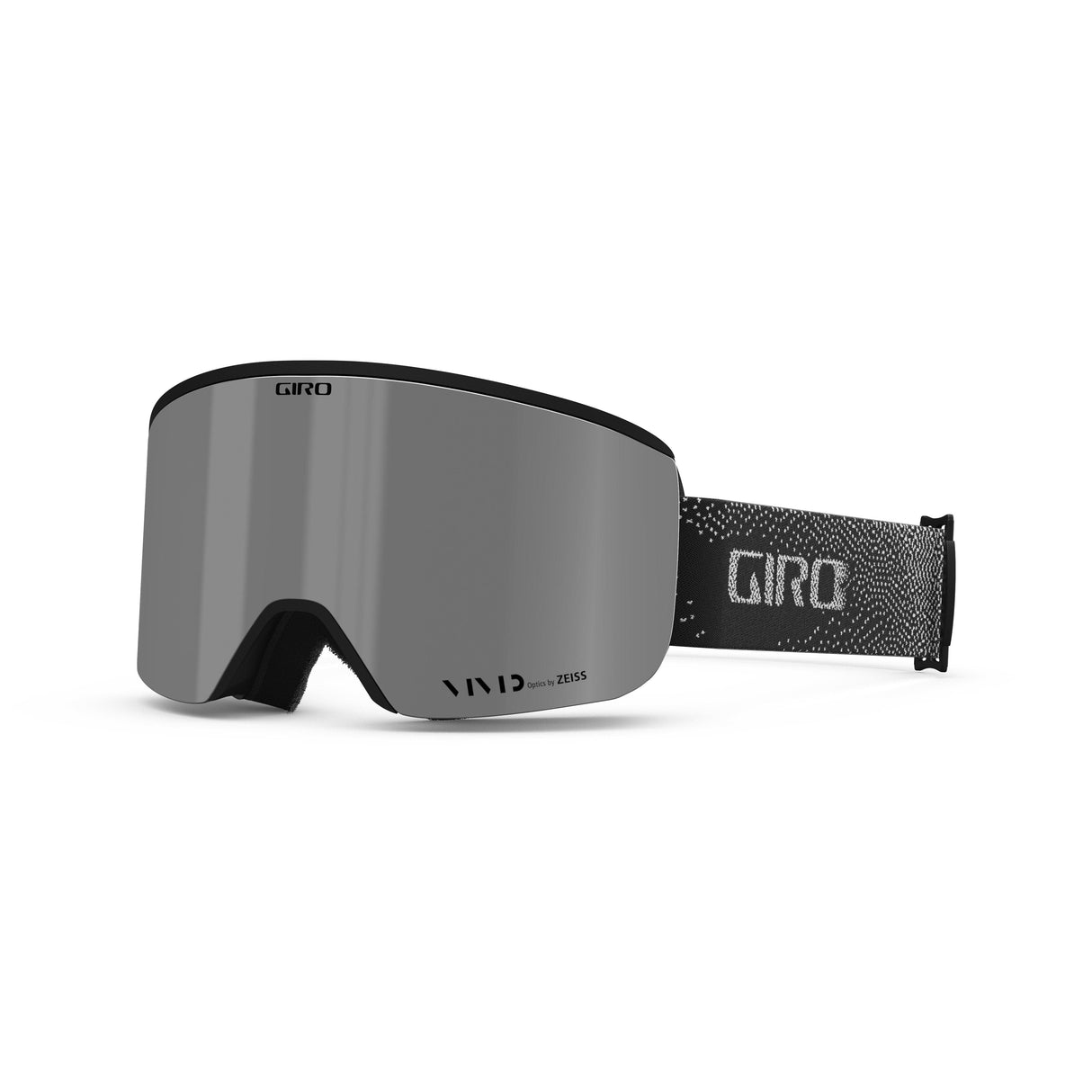 Giro Axis Snow Goggle 2024: Black&White Bit Tone - Viv Onyx/Viv Infr Medium Frame