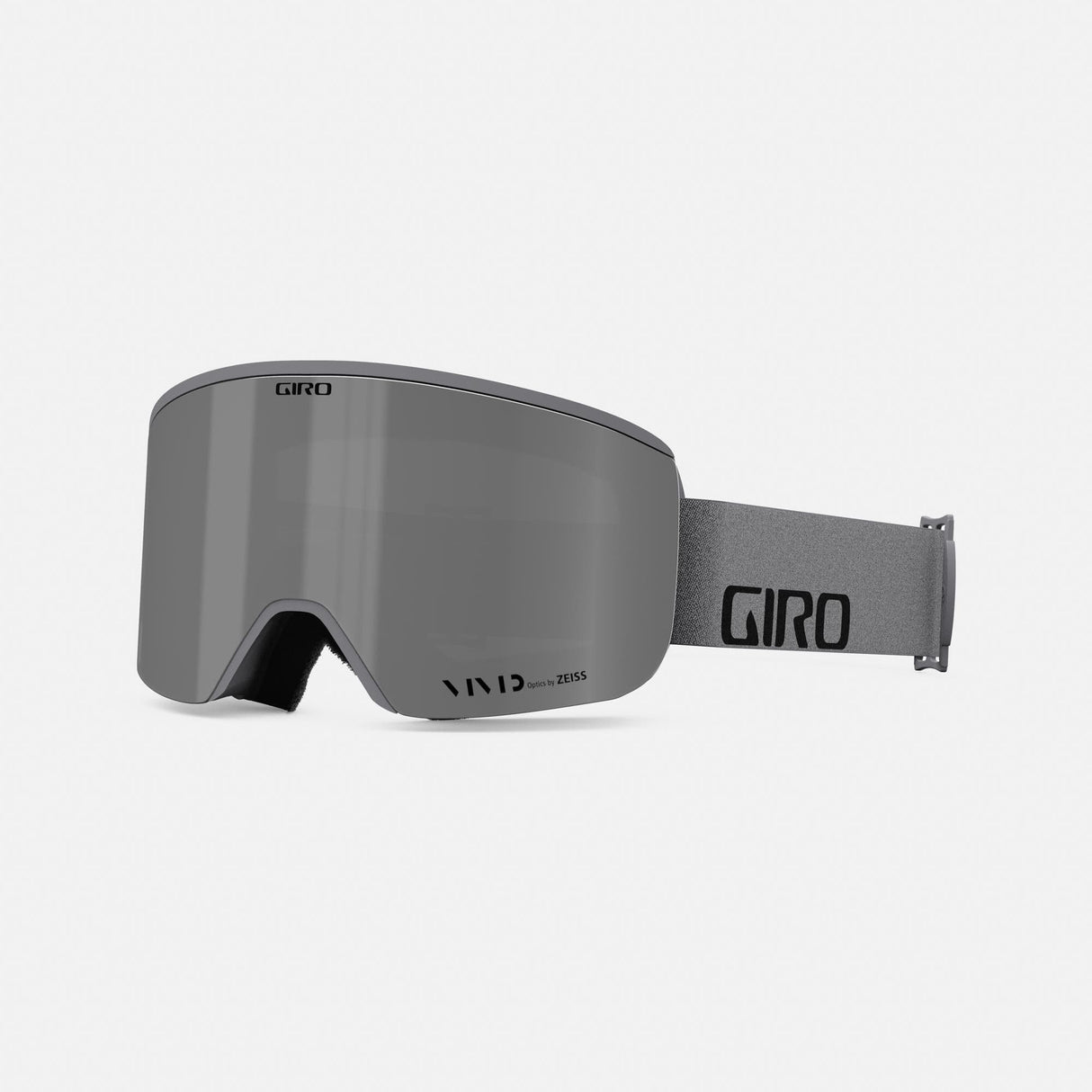 Giro Axis Snow Goggle 2024: Grey Wordmark - Viv Ember/Vivid Infared Medium Frame