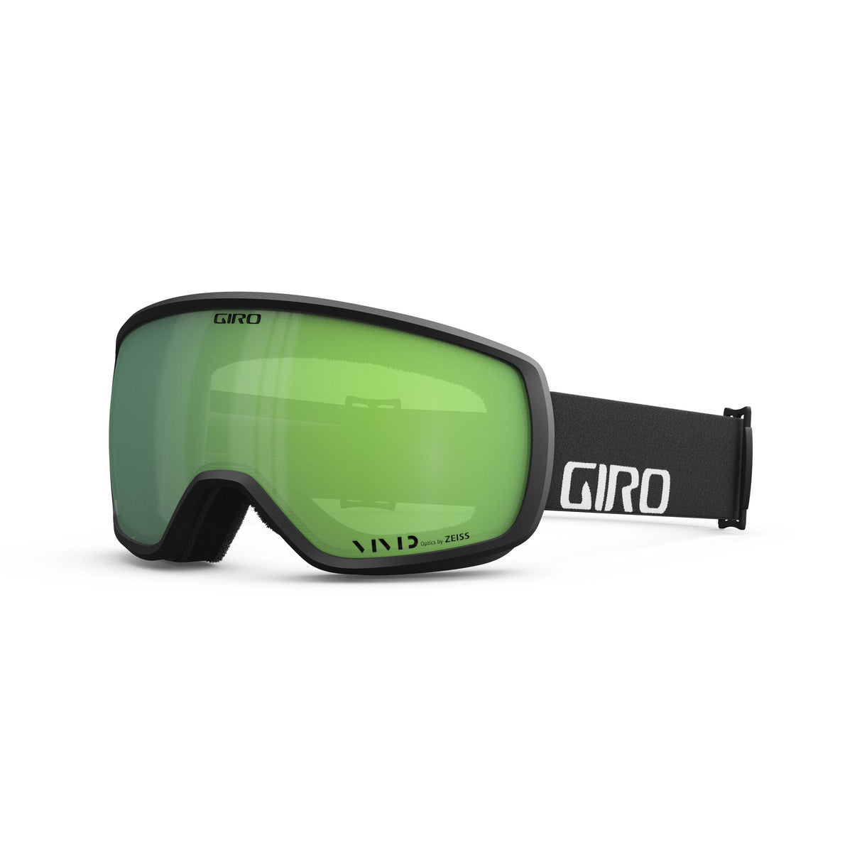 Giro Balance Ii Snow Goggle 2024: Black Wordmark - Vivid Emerald Lenses