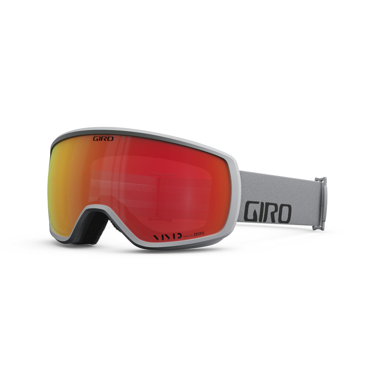 Giro Balance Ii Snow Goggle 2024: Grey Wordmark - Vivid Ember Lenses