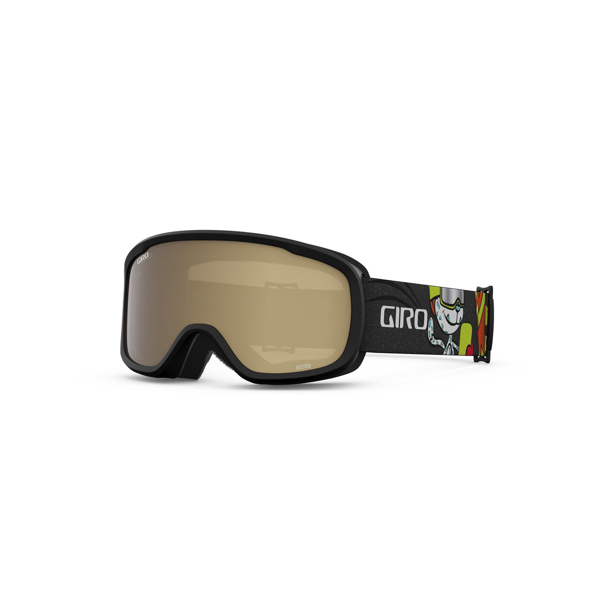 Giro Buster Ar40 Youth Snow Goggles 2024: Black Ashes - Ar40 Lenses