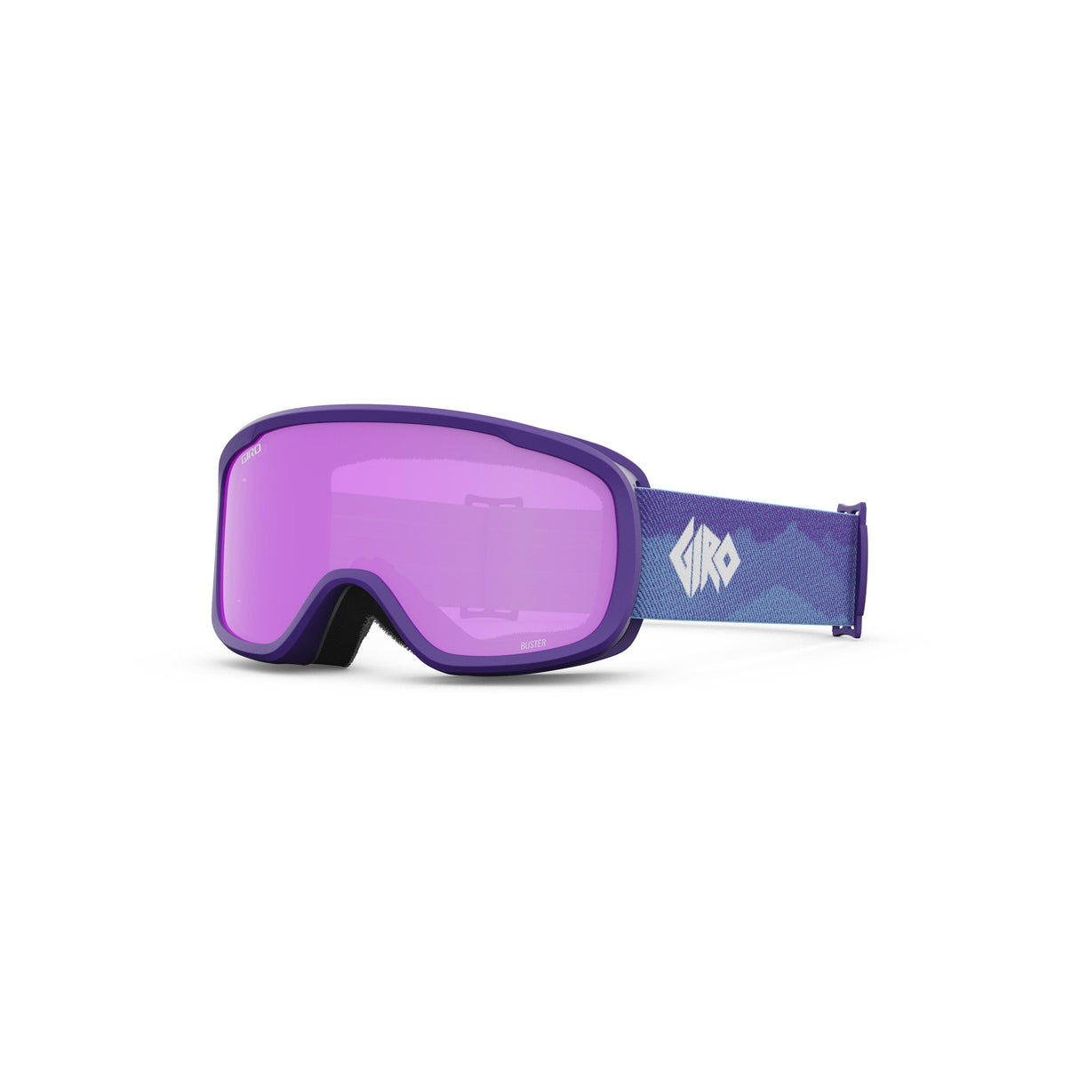 Giro Buster Youth Snow Goggles 2024: Purple Linticular - Amber Pink Lenses