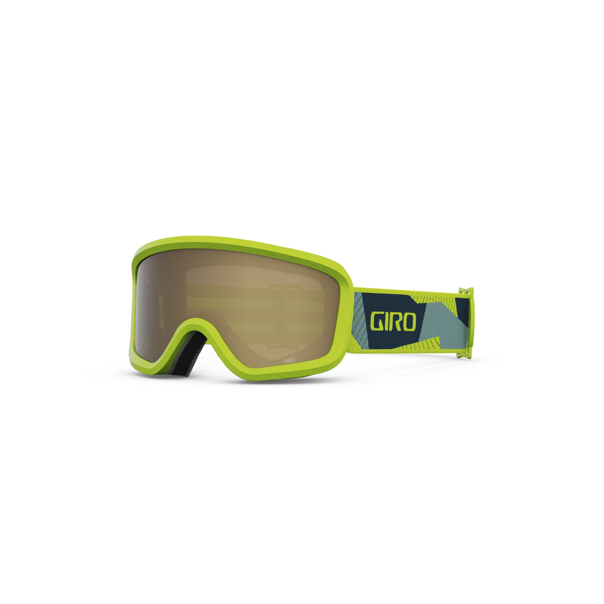 Giro Chico 2.0 Ar40 Youth Snow Goggle 2024: Ano Lime Geo Camo - Ar40 Lenses