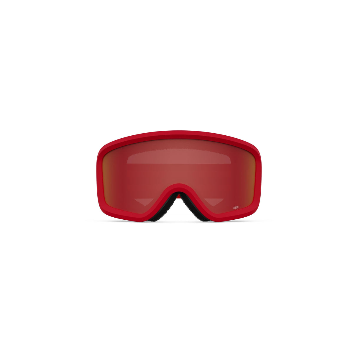 Giro Chico 2.0 Youth Snow Goggle 2024: Red Solar Flair - Amber Scarlet Lenses