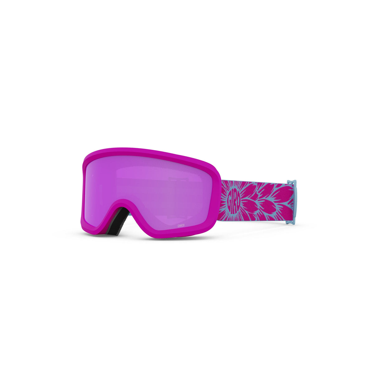 Giro Chico 2.0 Youth Snow Goggle 2024: Pink Bloom - Amber Pink Lenses