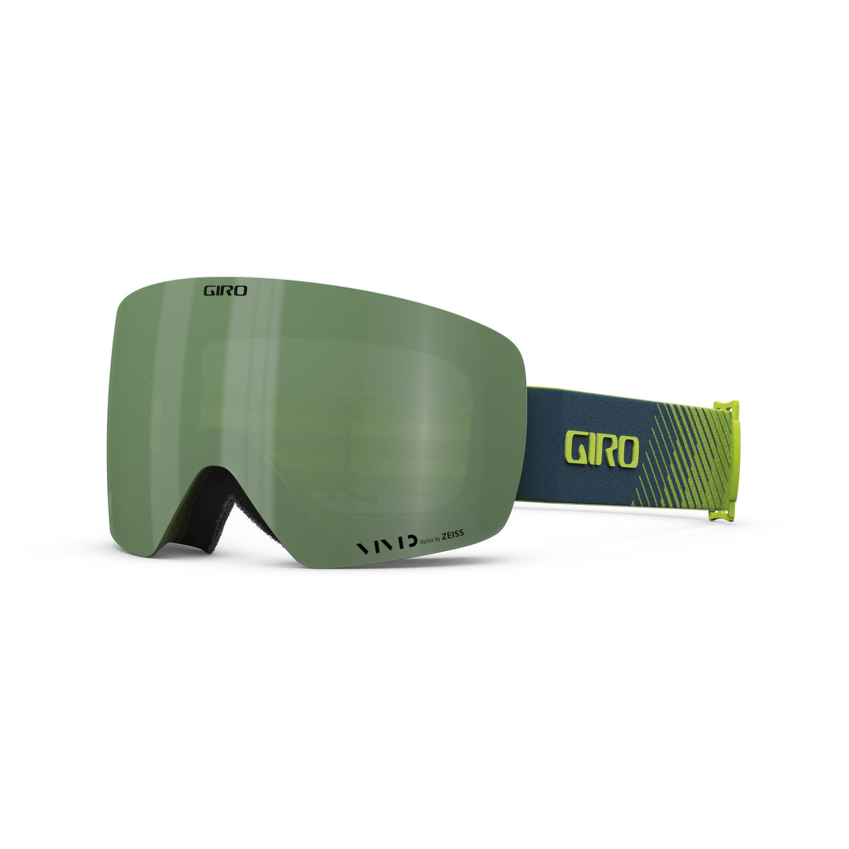 Giro Contour Snow Goggle 2024: Ano Lime Streaker - Viv Envy/Vivid Infar Large Frame