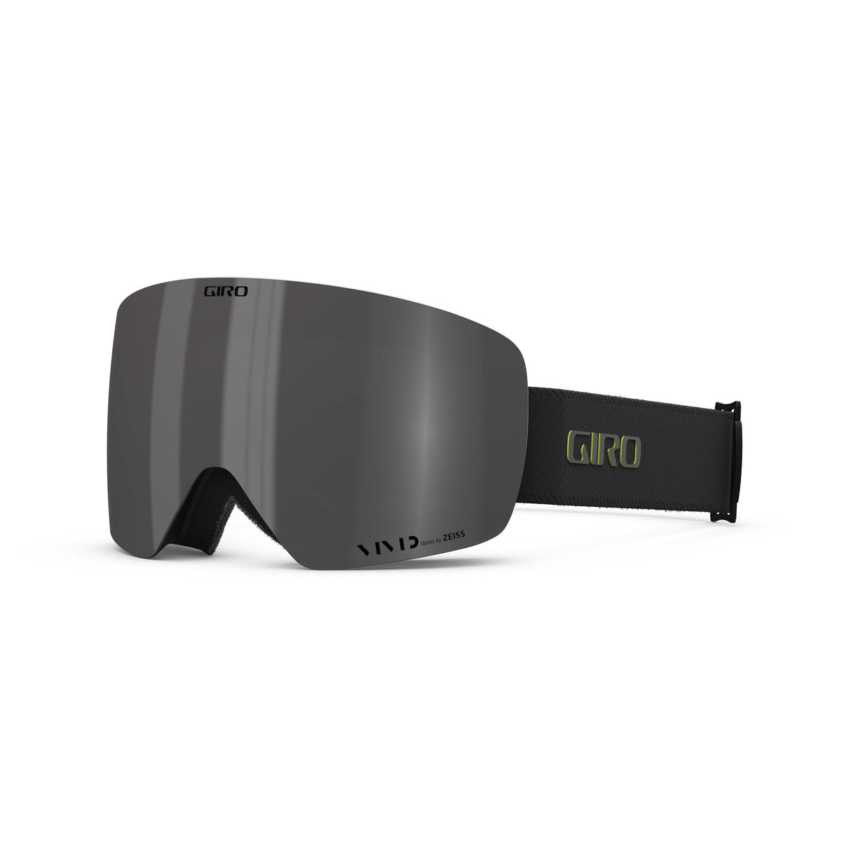 Giro Contour Snow Goggle 2024: Black Indicator - Vivid Smoke/Viv Infare Large Frame