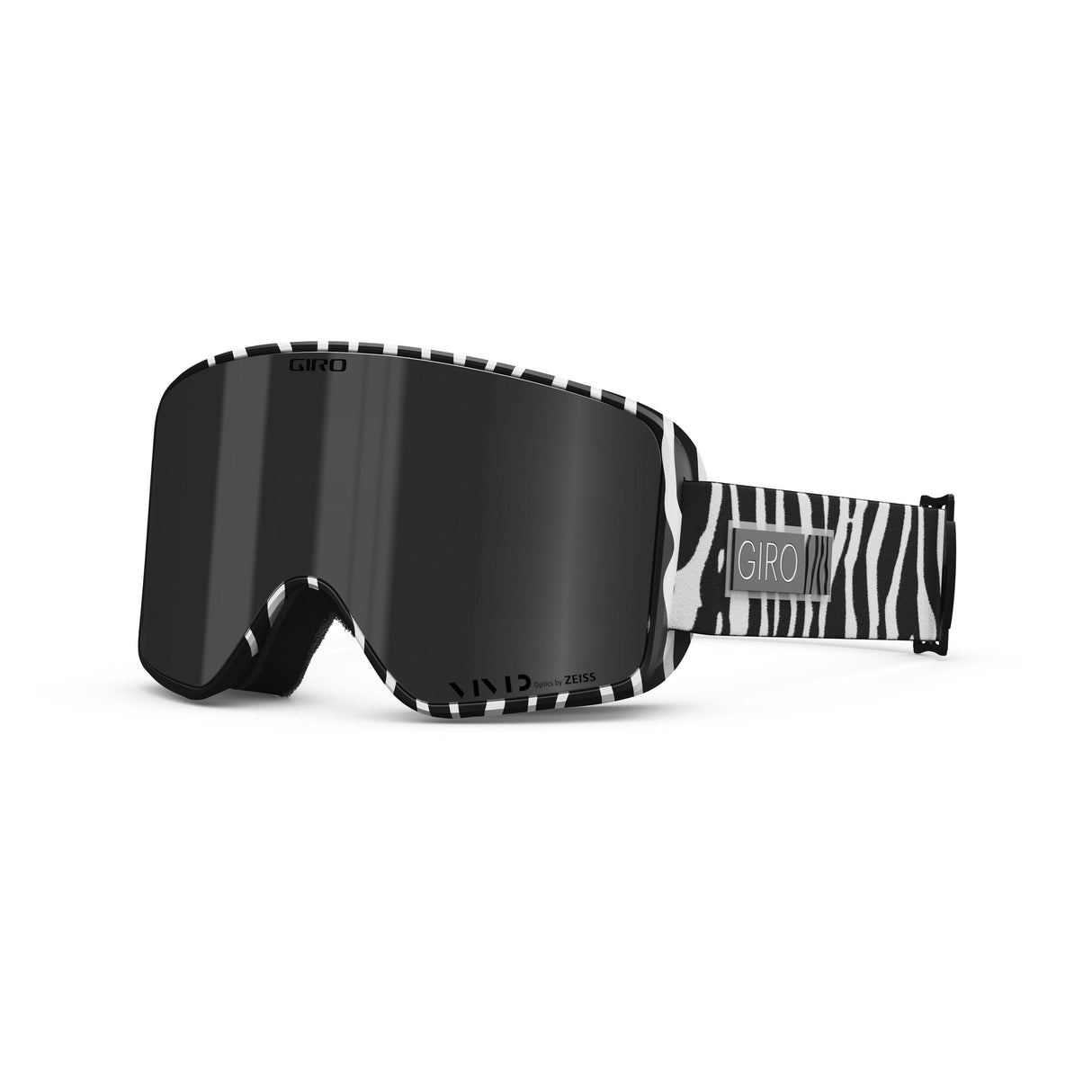 Giro Method Snow Goggle 2024: Black & White Animal - Viv Jet/Viv Infar