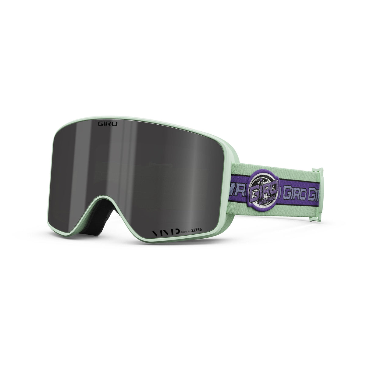 Giro Method Snow Goggle 2024: Space Green Retro Sport - Viv Smoke/Viv