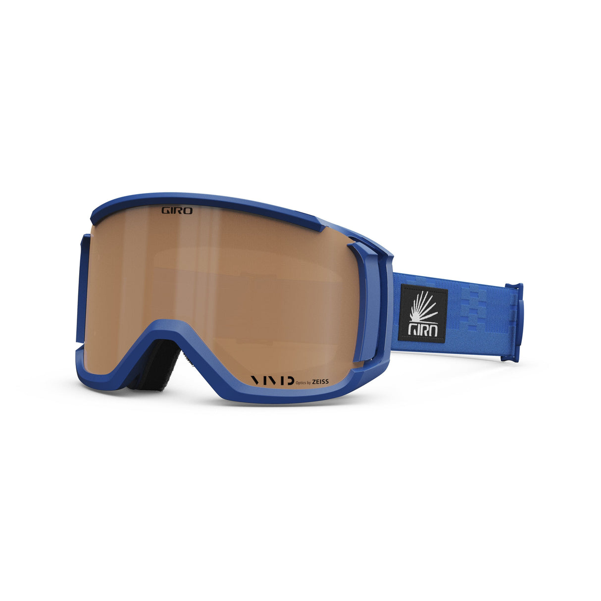 Giro Revolt Snow Goggles 2024: Lapis Blue Mzansi - Vivid Copper Lenses