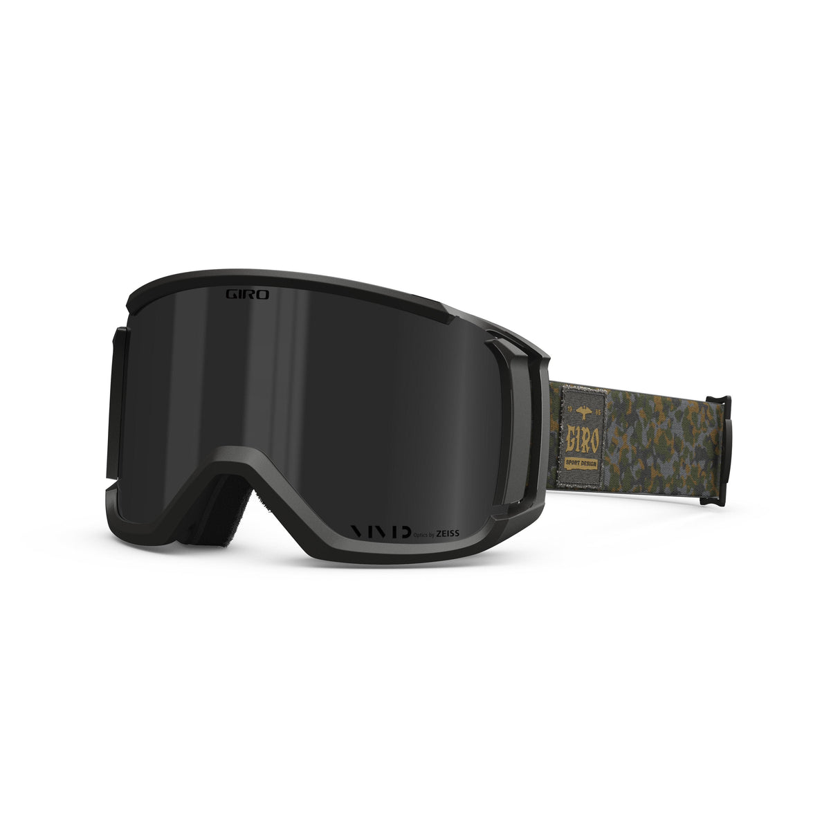 Giro Revolt Snow Goggles 2024: Tort Silencer Camo - Vivid Jet Lenses