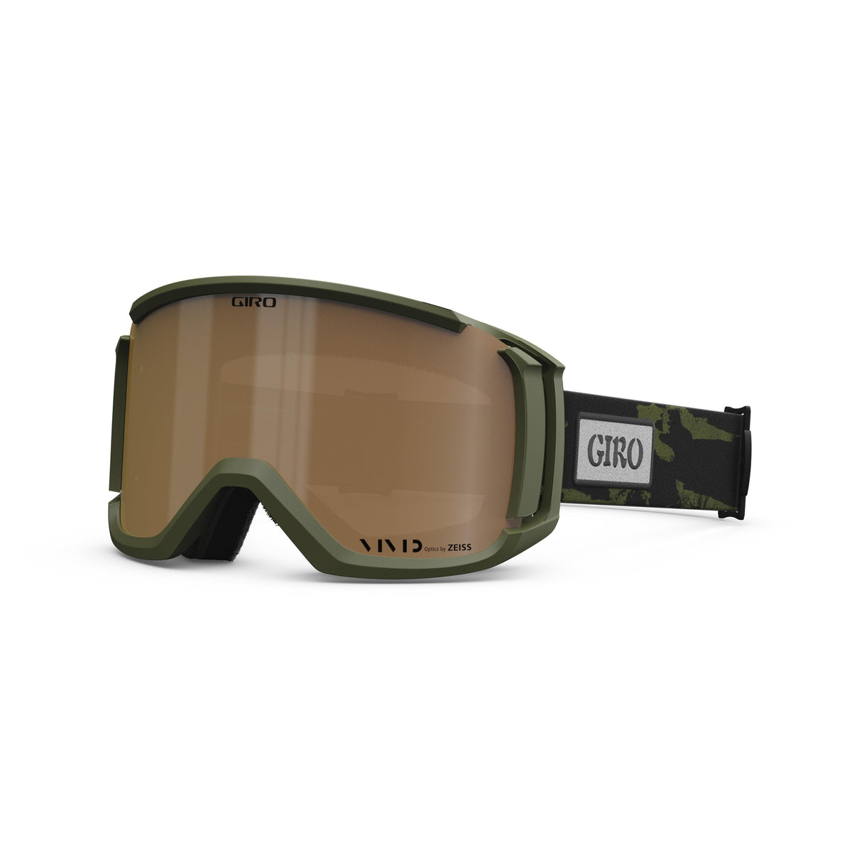 Giro Revolt Snow Goggles 2024: Trail Green Stained - Vivid Petrol Lense