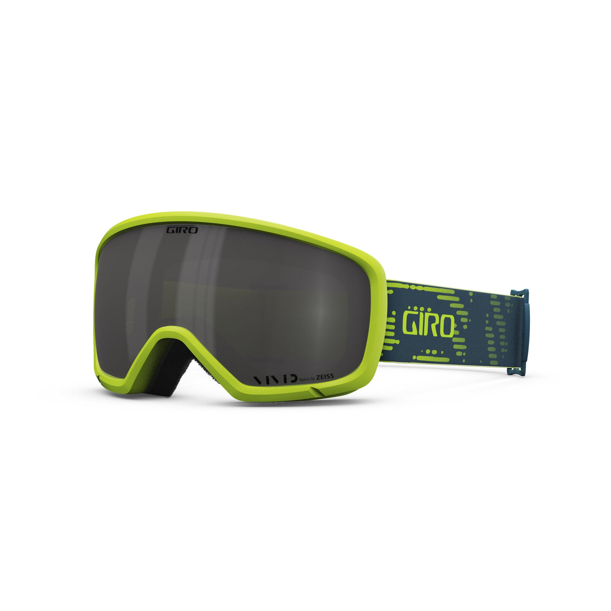 Giro Ringo Snow Goggle 2024: Ano Lime Reverb - Vivid Smoke Lenses