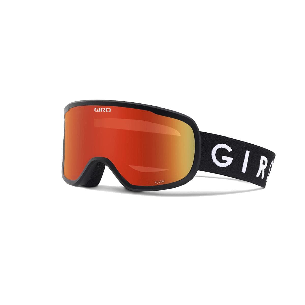 Giro Roam Snow Goggle 2024: Red Flow - Amber Scarlet/Yellow Lenses Medium Frame