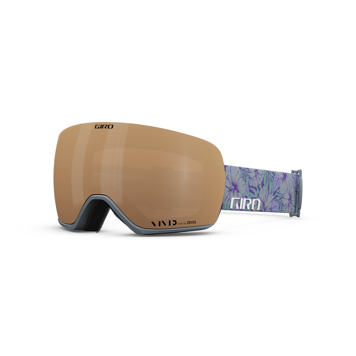 Giro Article Ii Women'S Snow Goggle 2024: Grey Botanical - Vivid Copper/Viv Infare