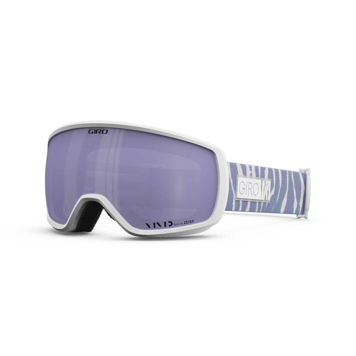 Giro Balance Ii Women'S Snow Goggle 2024: Lilac Animal - Vivid Haze Lenses