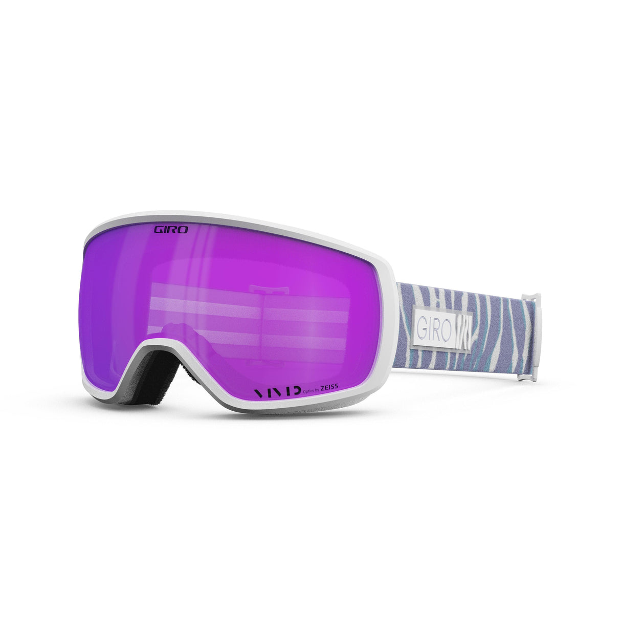 Giro Balance Ii Women'S Snow Goggle 2024: Lilac Animal - Vivid Pink Lenses