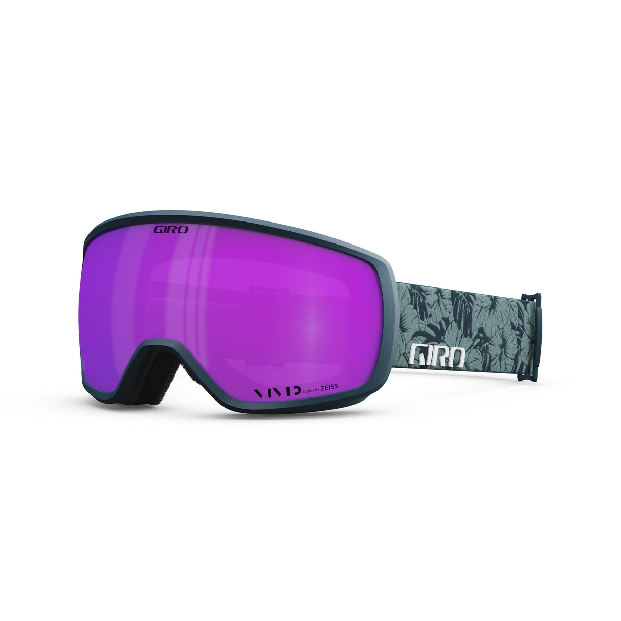 Giro Balance Ii Women'S Snow Goggle 2024: Mineral Botanical - Vivid Pink Lenses