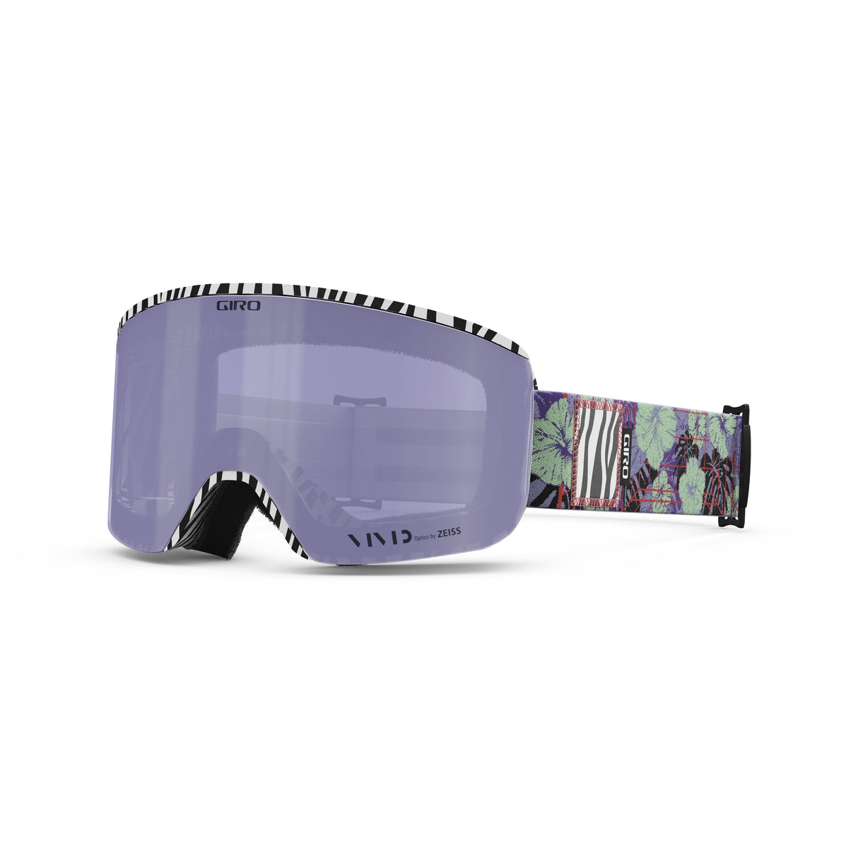 Giro Ella Women'S Snow Goggle 2024: Purple Jungle Steeze - Viv Haze/Viv Inf Medium Frame