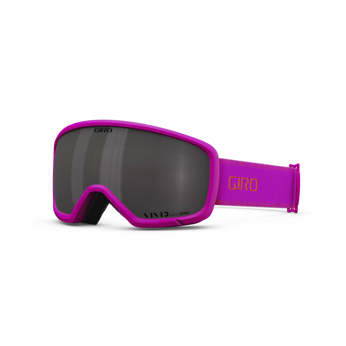 Giro Millie Women'S Snow Goggle 2024: Pink Chute - Vivid Smoke Lenses Medium Frame