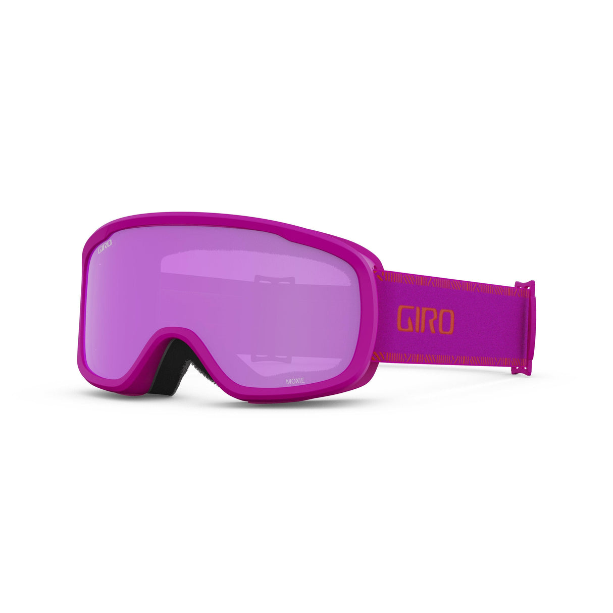 Giro Moxie Women'S Snow Goggle 2024: Pink Chute - Amber Pink/Yellow Lenses Medium Frame