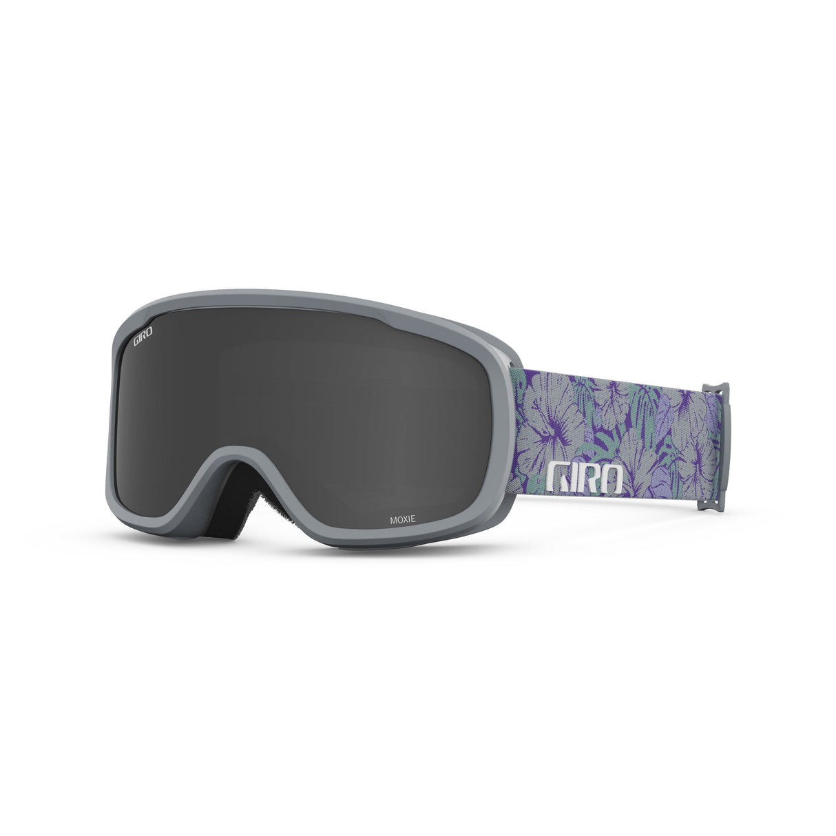 Giro Moxie Women'S Snow Goggle 2024: Grey Botanical - Ultra Black/Yellow Lens Medium Frame