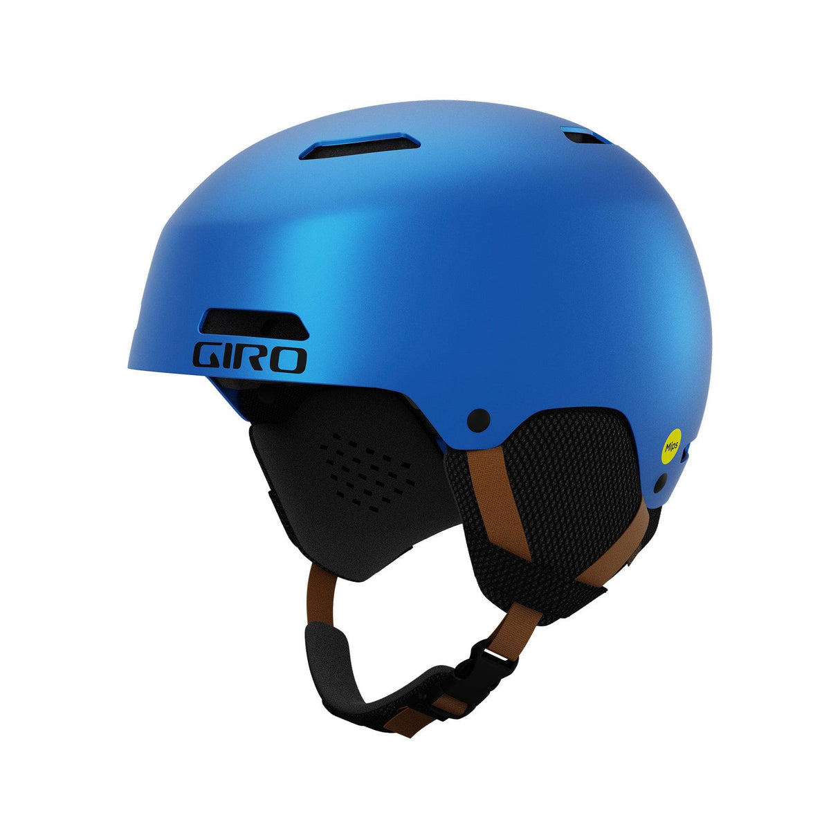 Giro Crue Mips Youth Snow Helmet 2023: Blue Shreddy Yeti S 52-55.5Cm