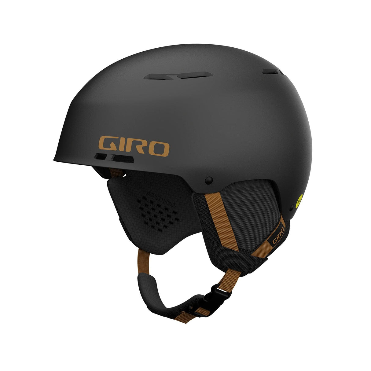 Giro Emerge Spherical Snow Helmet 2021: Metallic Coal/Tan S 52-55.5Cm