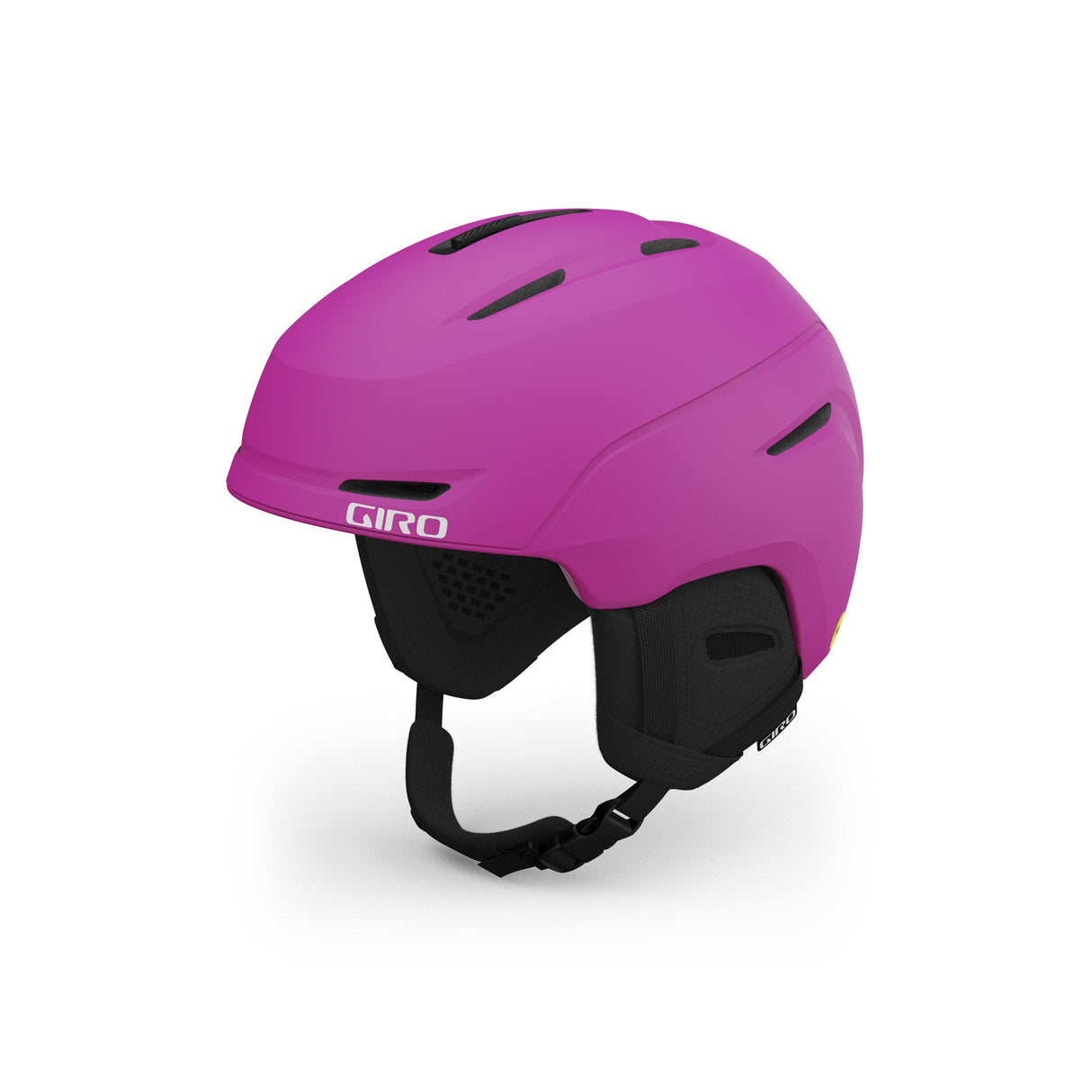 Giro Neo Jr. Mips Youth Snow Helmet 2024: Matte Rhodamine M 55.5-59Cm