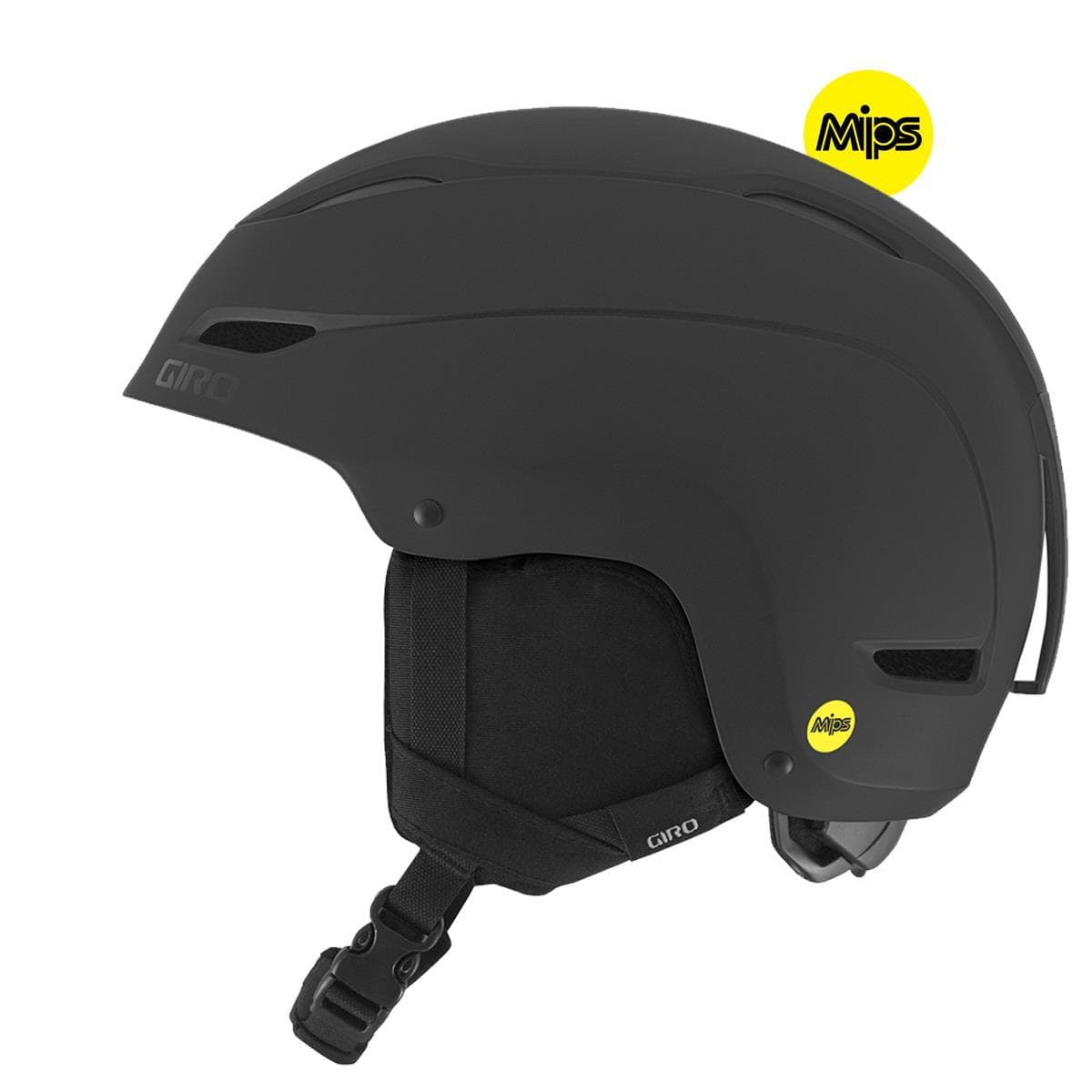 Giro Ratio Mips Snow Helmet 2018: Matte Black S 52-55.5Cm