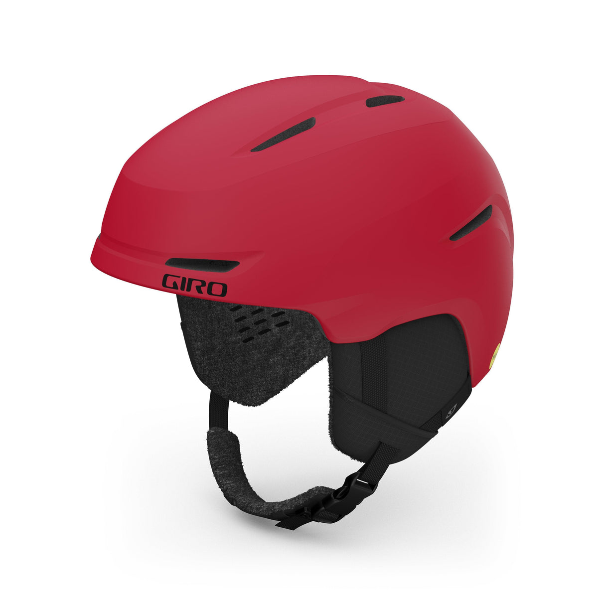 Giro Spur Mips Youth Snow Helmet 2024: Matte Bright Red Xs 48.5-52Cm