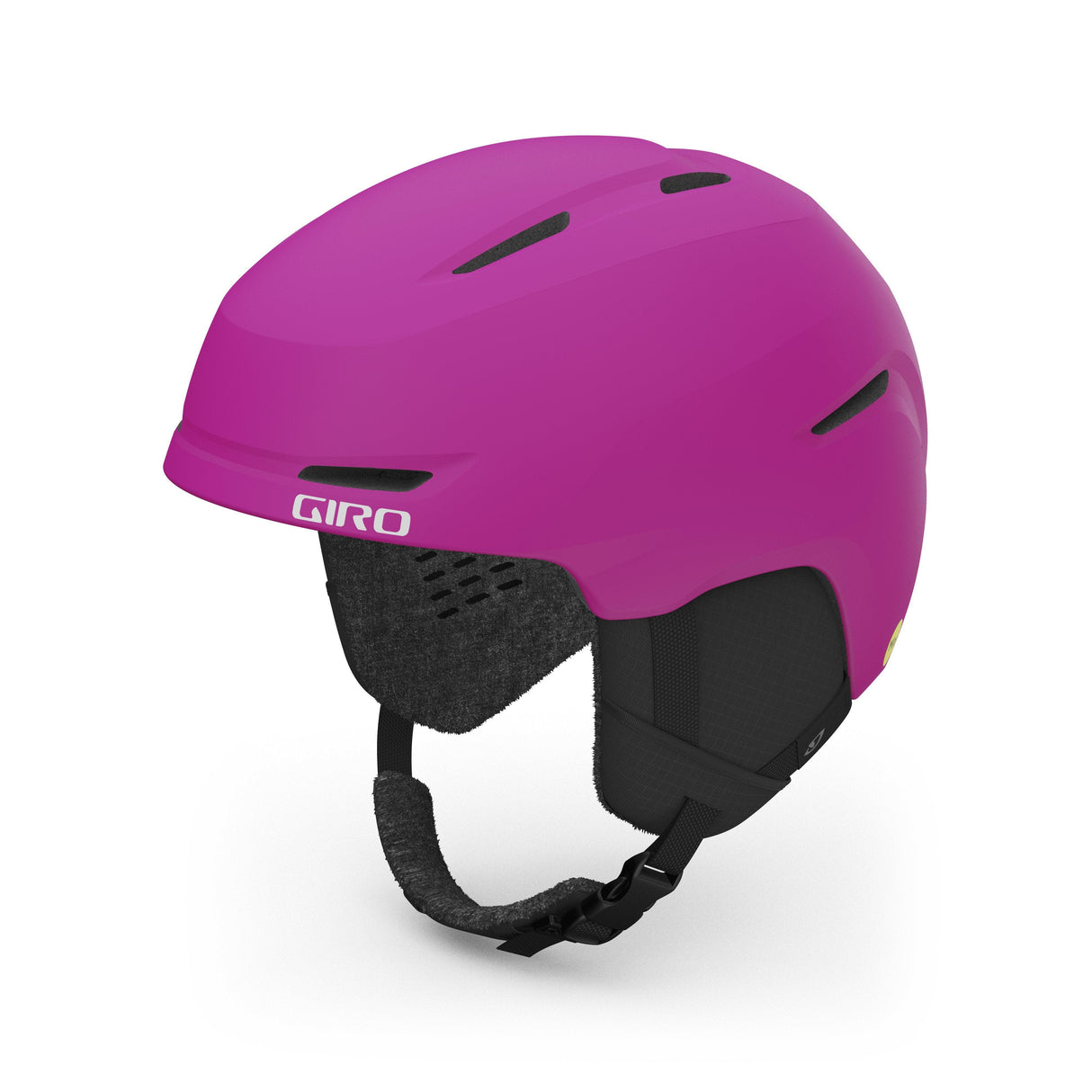 Giro Spur Mips Youth Snow Helmet 2024: Matte Rhodamine Xs 48.5-52Cm