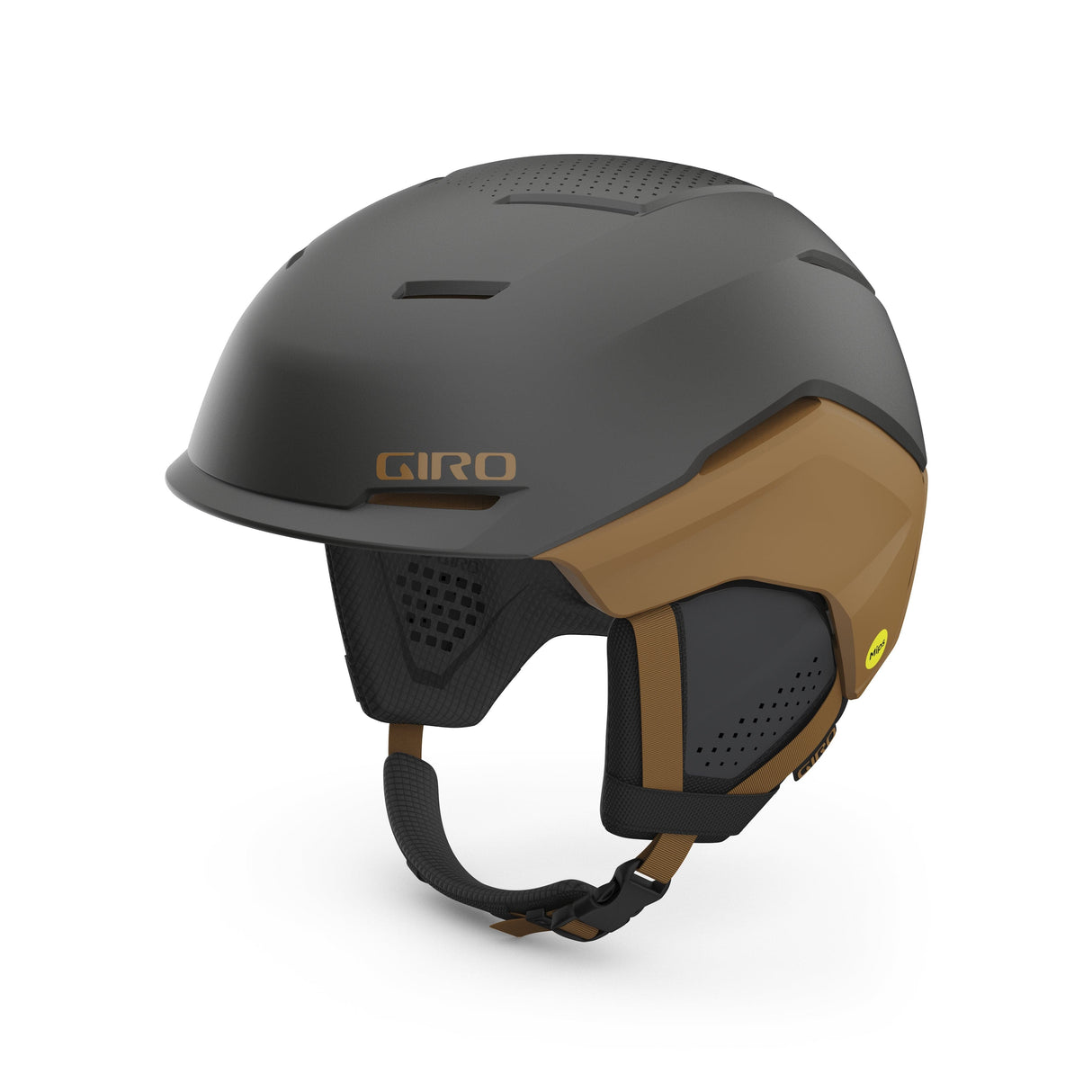 Giro Tenet Mips Snow Helmet 2024: Metallic Coal Tan S 52-55.5Cm