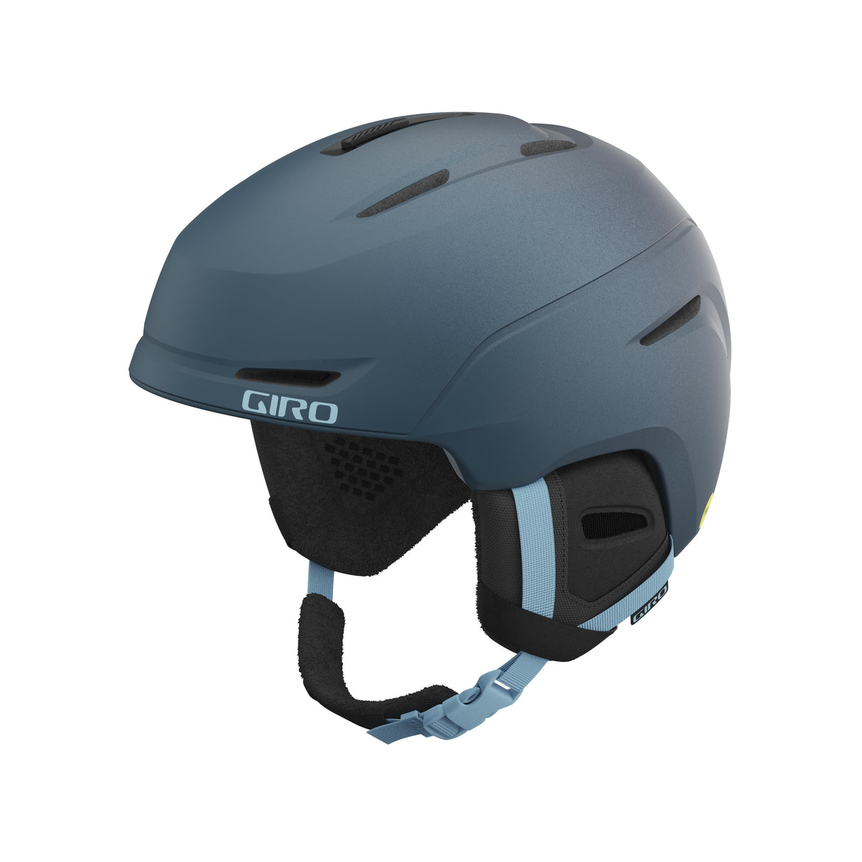 Giro Avera Mips Women'S Snow Helmet 2023: Matte Ano Harbor Blue S 52-55.5Cm