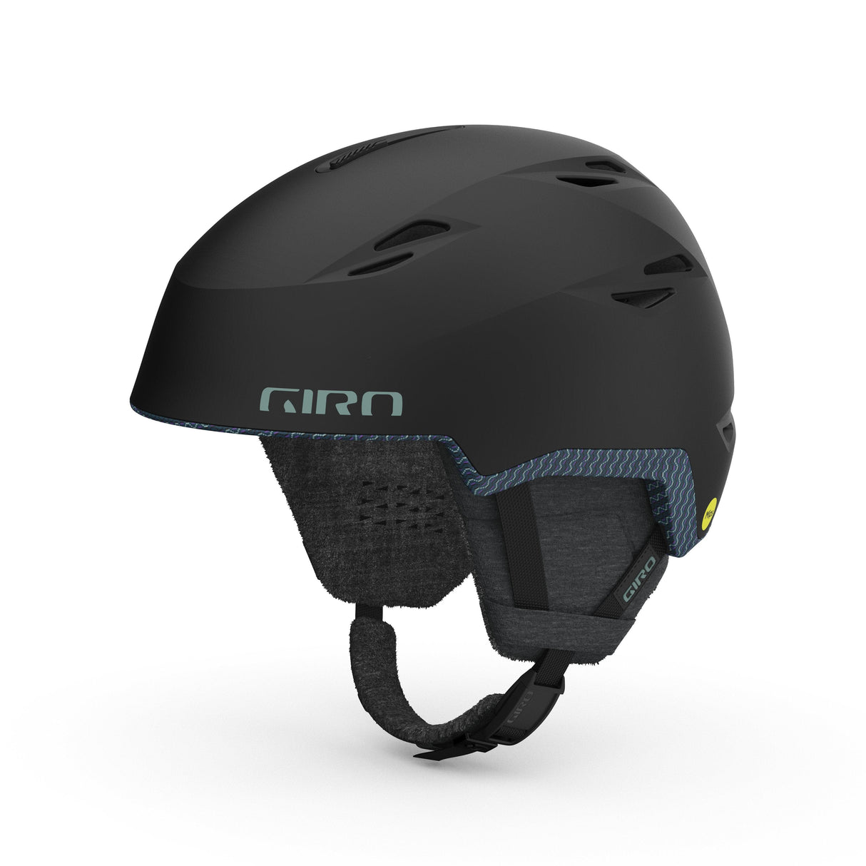 Giro Envi Spherical Women'S Snow Helmet 2024: Matte Black/Sequence S 52-55.5Cm