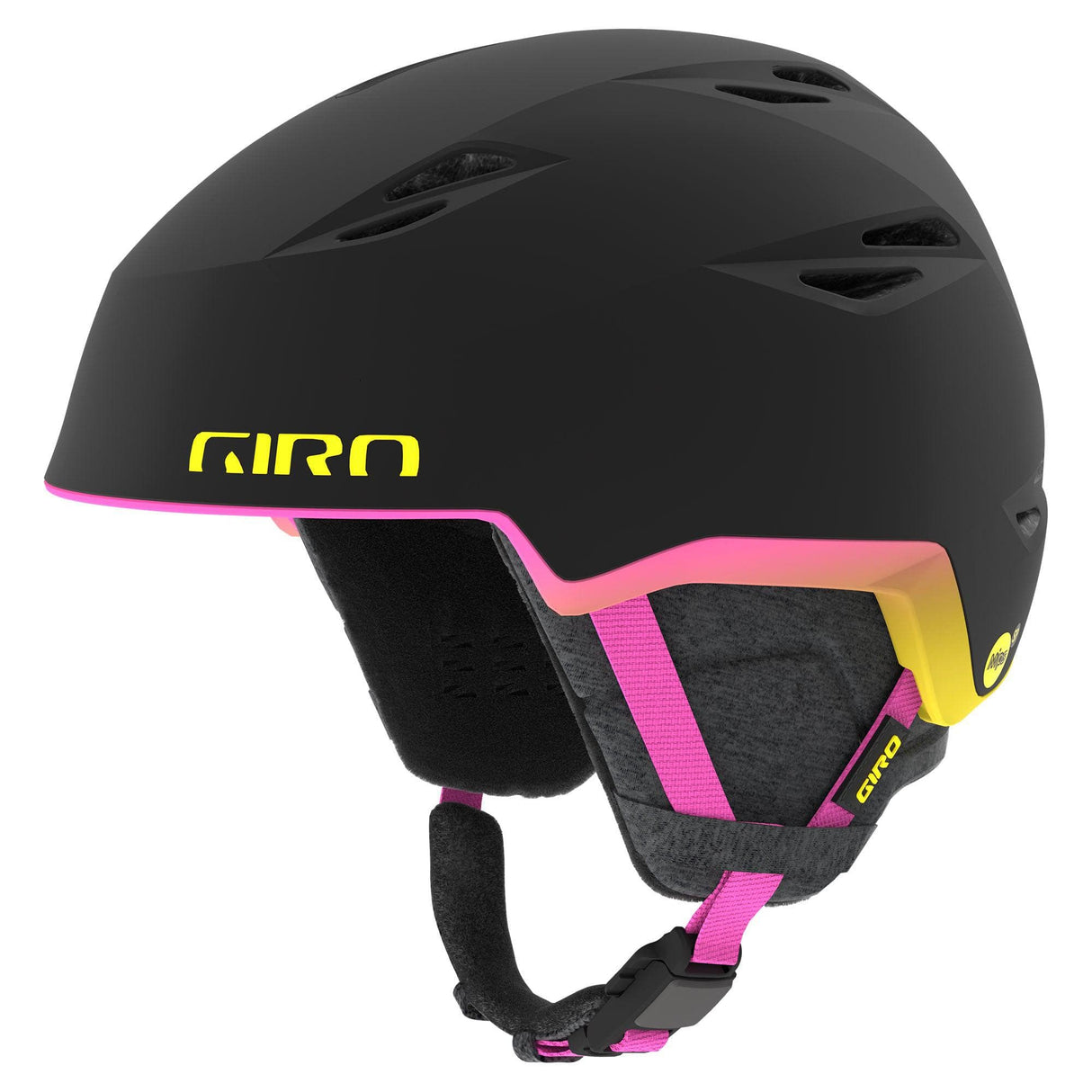 Giro Envi Mips Women'S Snow Helmet 2021: Matte Black/Neon Lights S 52-55.5Cm