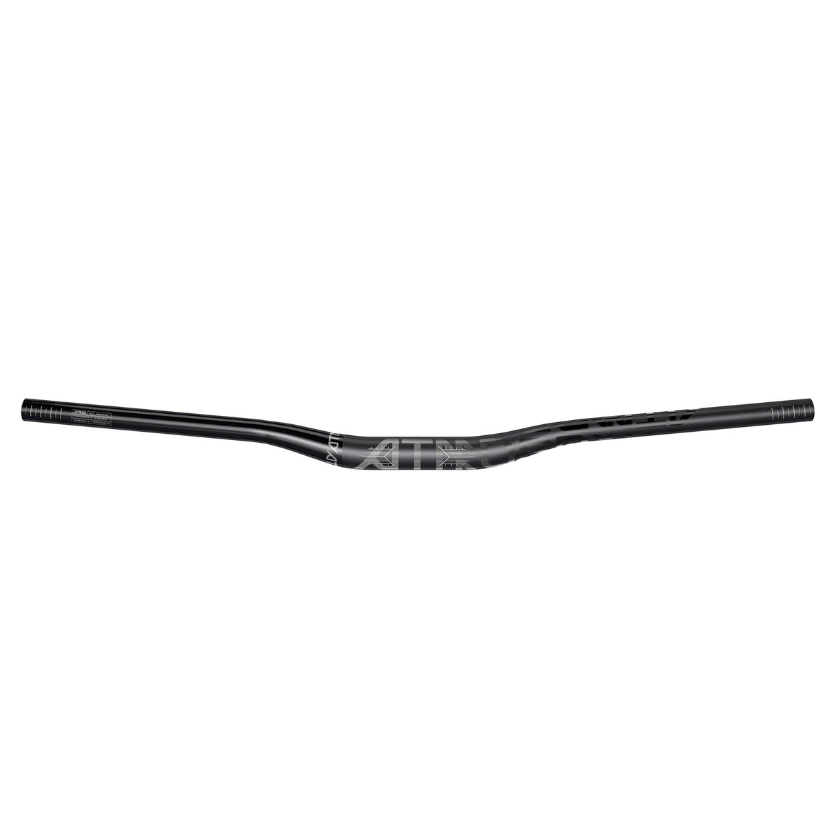 Truvativ Atmos 7K Riser Handlebar 31.8Mm Diameter, 760Mm Wide 20Mm Rise Bead A1: Blast Black With Slate Logos 760Mm