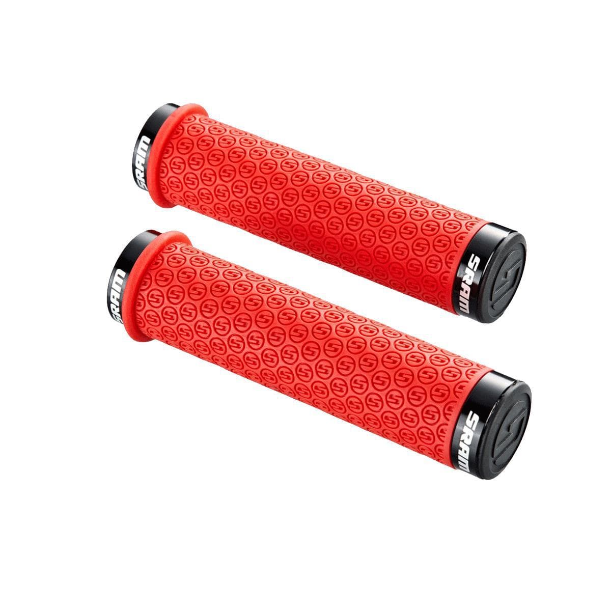 Sram Dh Silicone Locking Grips: Red