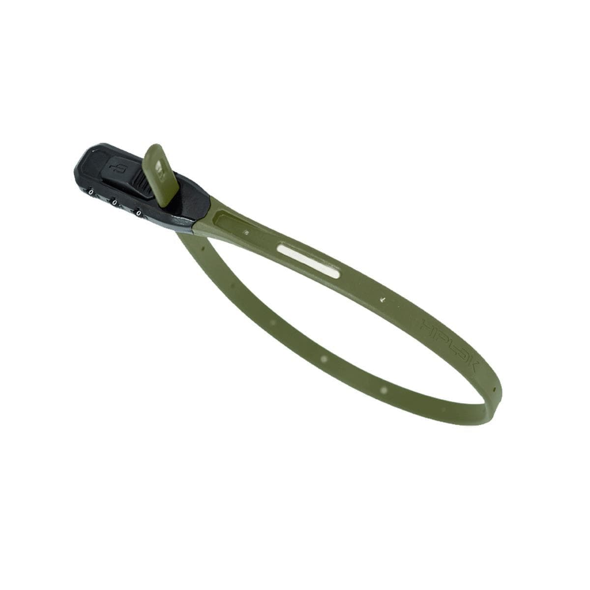 Hiplok Z-Lok Combo Armoured Reuseable Tie (Single): Green 40Cm