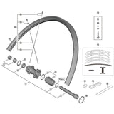 Shimano Spares WH-RX570-TL-700C spoke; 296 mm